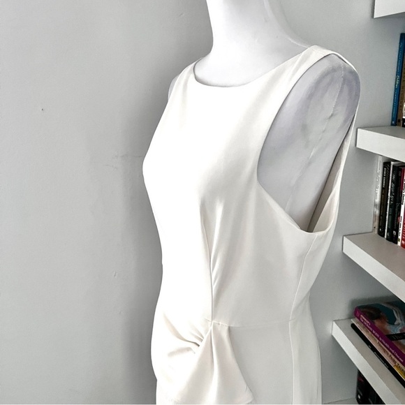 Cinq a Sept Bethel Ruffle Mini Dress Ivory size 12 - Picture 7 of 16